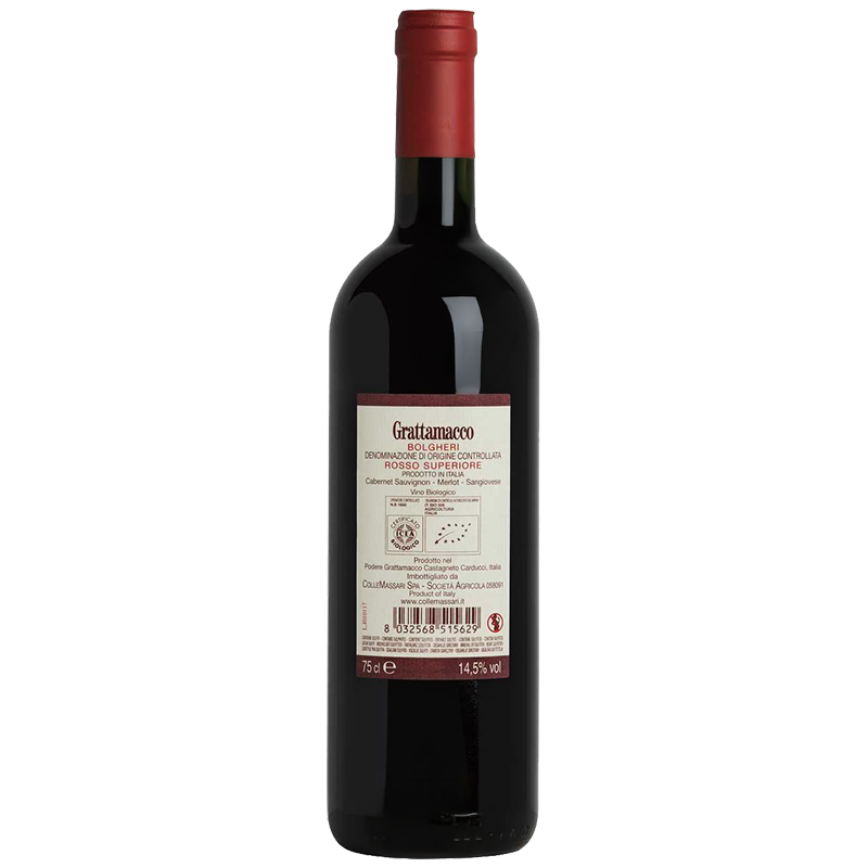 Bolgheri Rosso Superiore BIO DOC Grattamacco