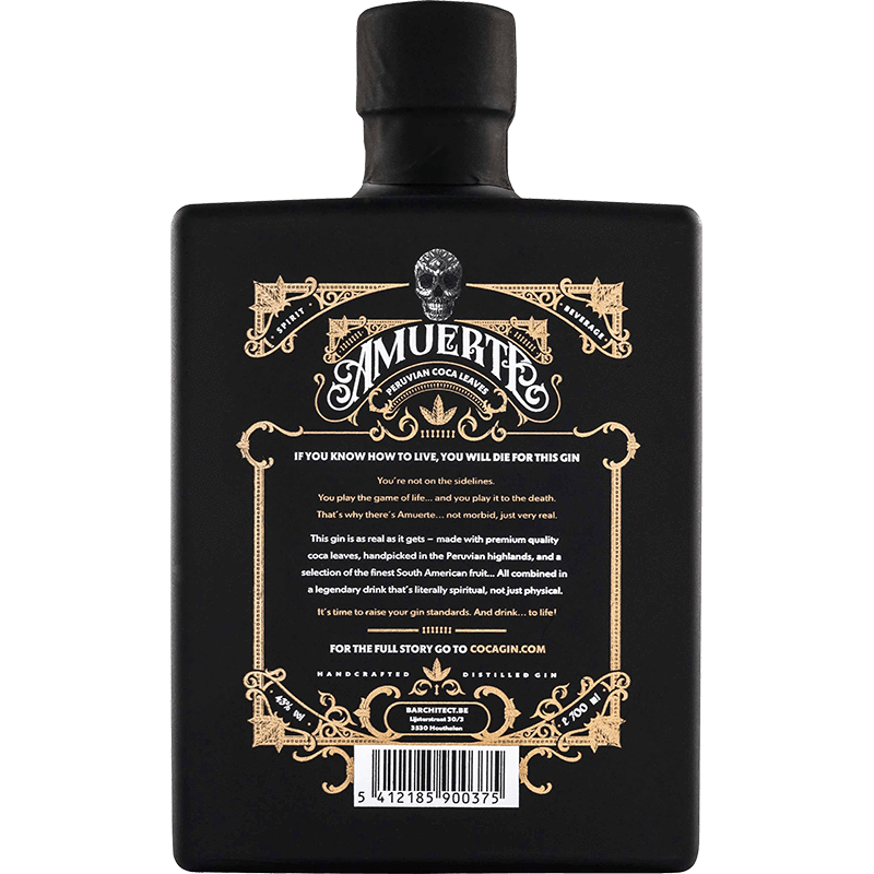 AMUERTE Distillati 70 cl Amuerte Coca Gin BLACK