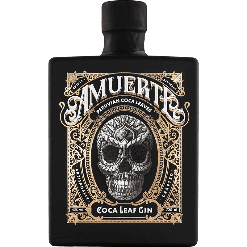 AMUERTE Distillati 70 cl Amuerte Coca Gin BLACK