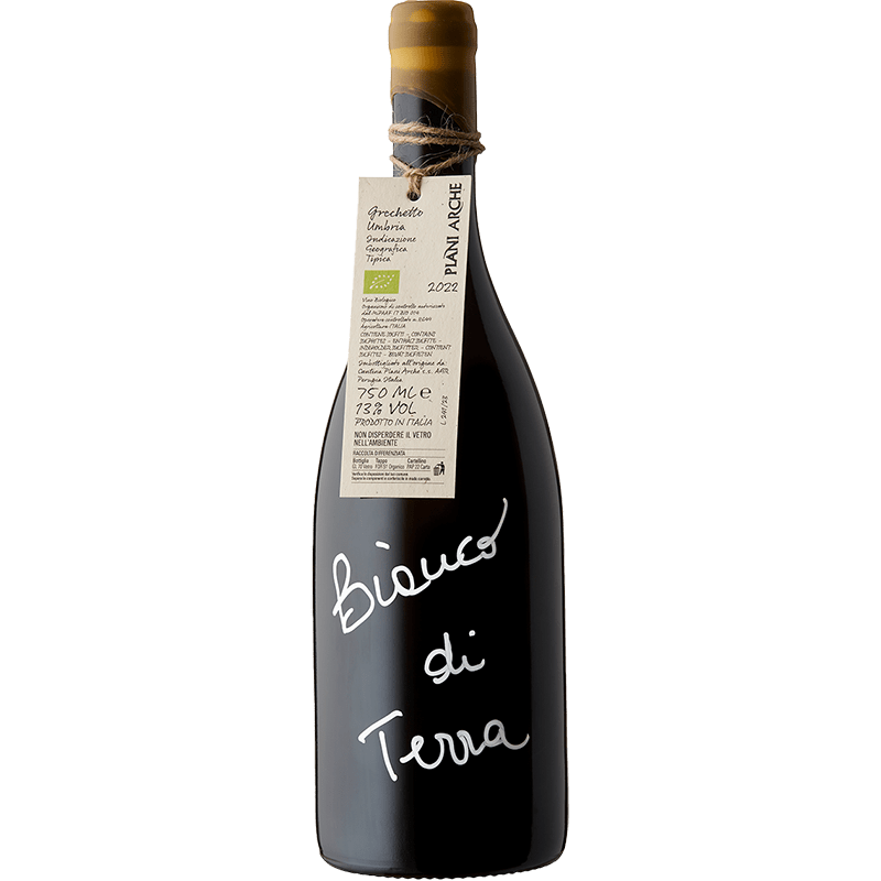 PLANI ARCHE Bianchi 75 cl / 2022 Bianco di Terra GRECHETTO IGT Umbria Bio