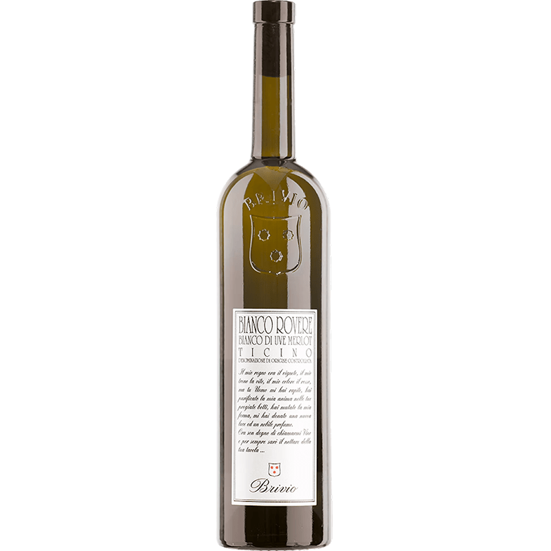 GIALDI BRIVIO Bianchi 75 cl / 2021 Bianco Rovere Merlot in Bianco del Ticino DOC