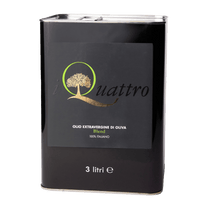 I QUATTRO Condimenti Latta 3 lt Blend Olio Extravergine di oliva