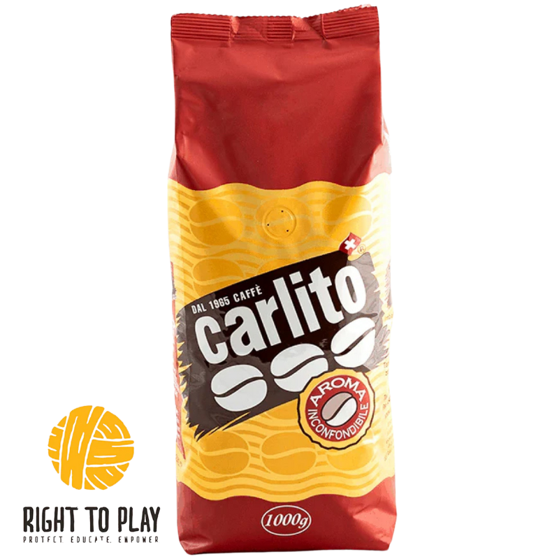 CARLITO Food IN GRANI / 1 kg Caffè Carlito Ticino Right to Play