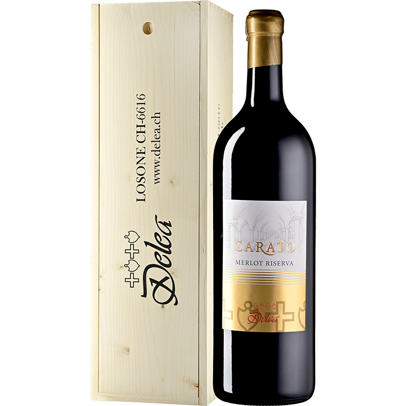 DELEA Rossi 500 cl / 2018 Carato Riserva Merlot Ticino DOC