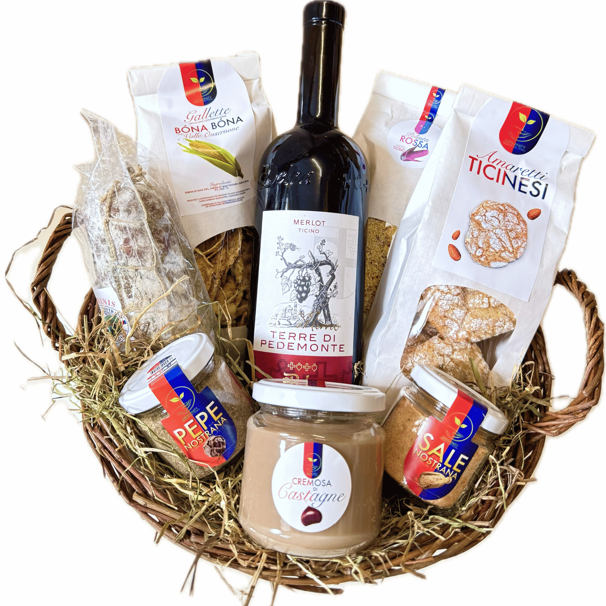 Tessiner Geschenkideen Idee Regalo Cesto Regalo Pedemonte