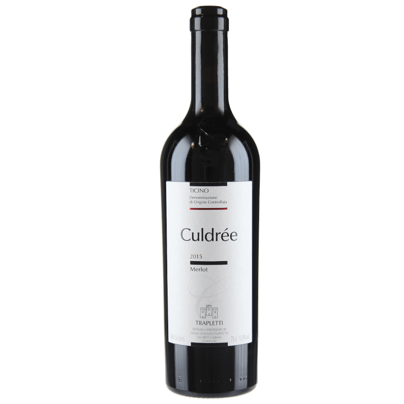 TRAPLETTI Rossi 75 cl / 2019 Culdrée Merlot del Ticino DOC