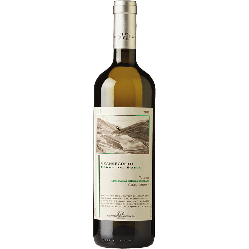 VALSANGIACOMO Bianchi 75 cl / 2018 GRANSEGRETO FONDO DEL BOSCO CHARDONNAY TI DOC