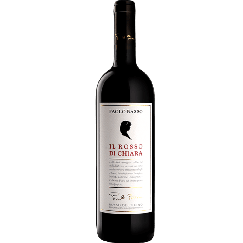 PAOLO BASSO Rossi 75 cl / 2021 Il Rosso di Chiara Rosso del Ticino DOC