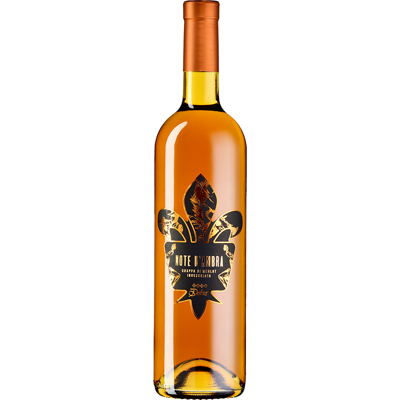 DELEA Distillati 75 cl JazzAscona Note d'Ambra Grappa Ticinese di Merlot