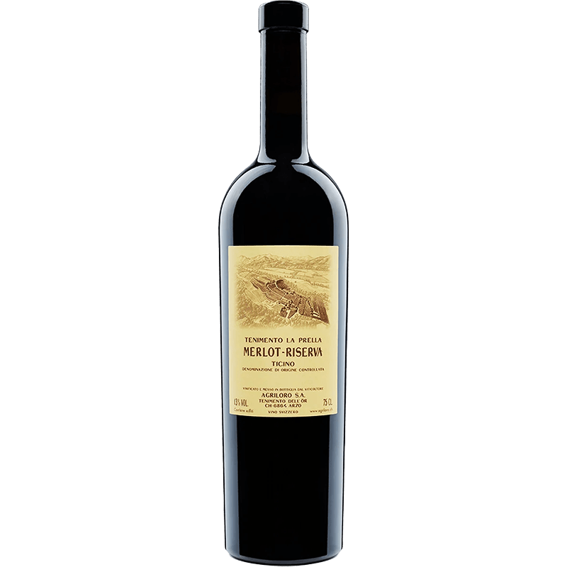 AGRILORO Rossi Merlot Riserva Tenimento La Prella Ticino DOC