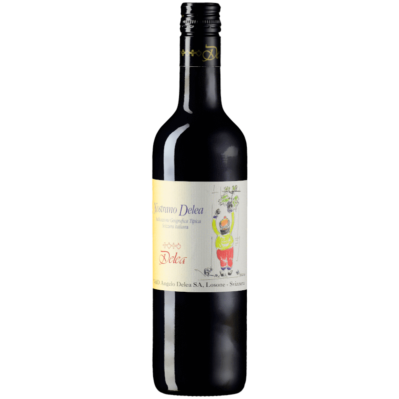 DELEA Rossi 50 cl Nostrano Rosso IGT della Svizzera Italiana