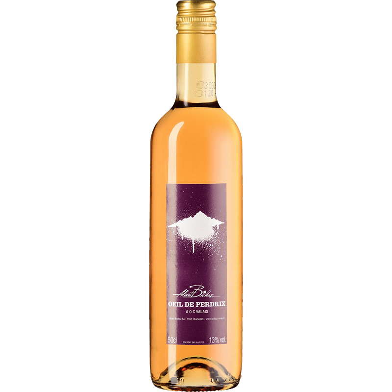 BIOLLAZ VINS Rosati 50 cl ŒIL-DE-PERDRIX ROSÈ AOC VALAIS