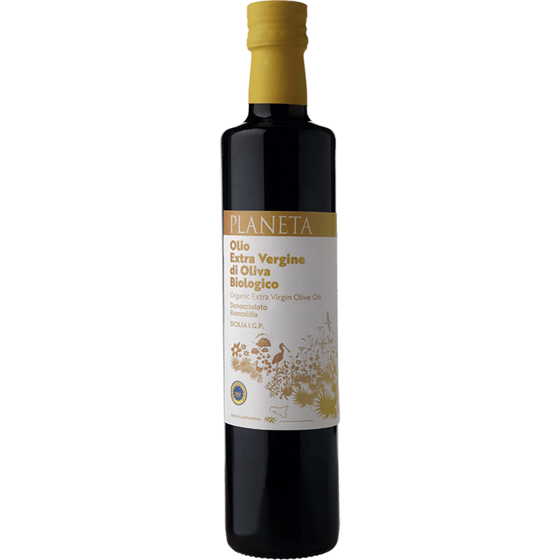 PLANETA Condimenti 50 cl Olio Biancolilla Extra Vergine d'Oliva BIO Denocciolato Sicilia IGP