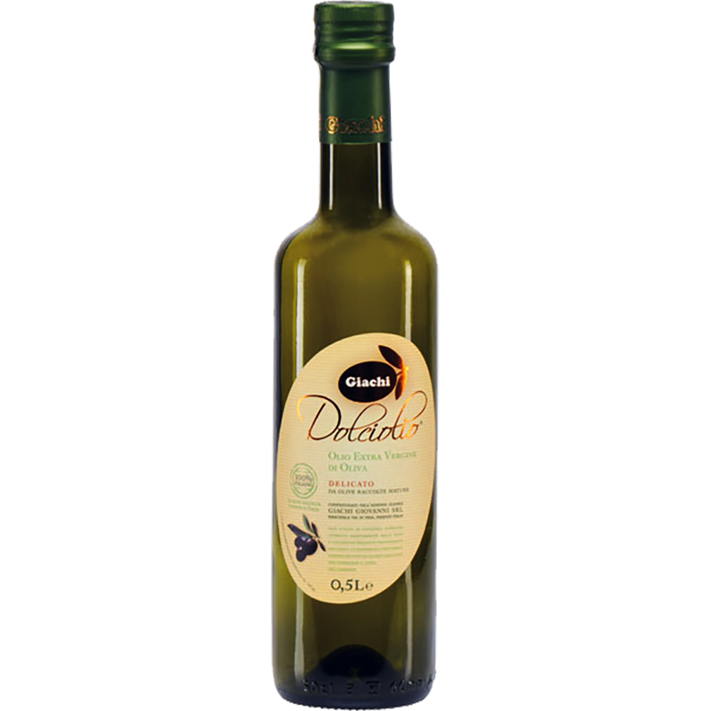 GIACHI Condimenti 50 cl Olio Dolciolo Extra Vergine d'Oliva