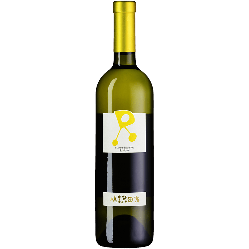 MIROS Bianchi 75 cl / 2019 R Bianco di Merlot Barricato TI DOC