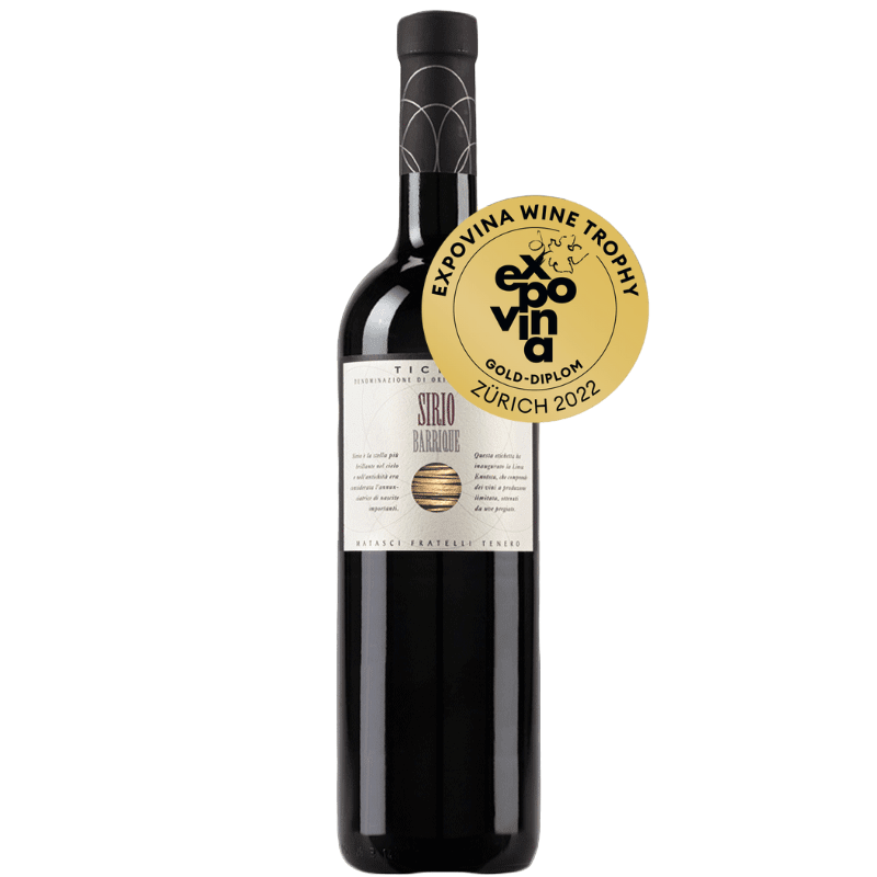 MATASCI Rossi 75 cl / 2019 Sirio Merlot Ticino DOC