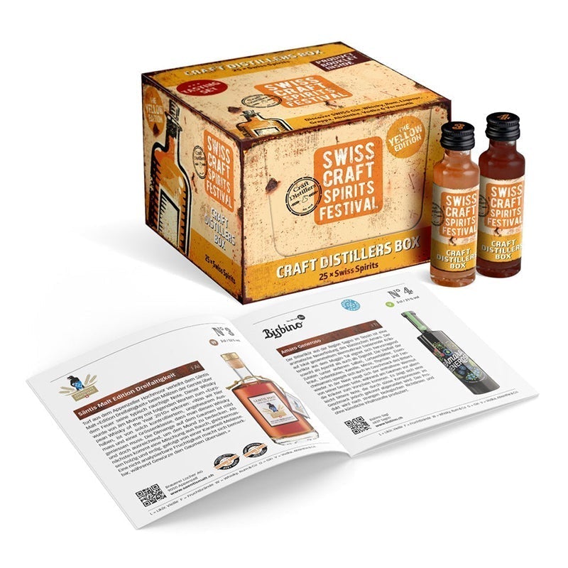 SWISS CRAFT DISTILLERS Distillati Swiss Craft Distillers Box "Yellow Edition"