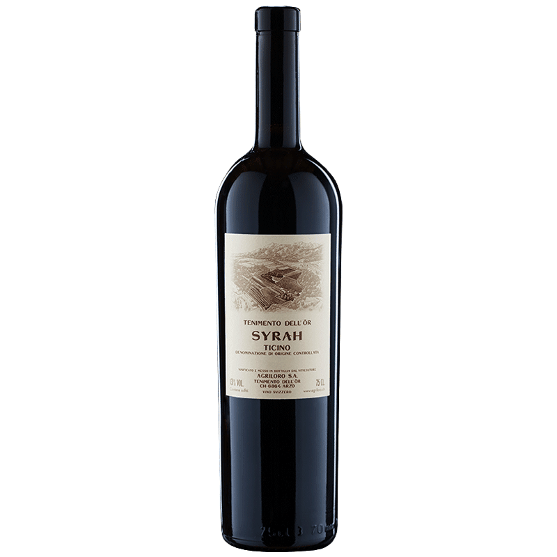 AGRILORO Rossi 75 cl / 2016 Syrah del Ticino DOC Agriloro