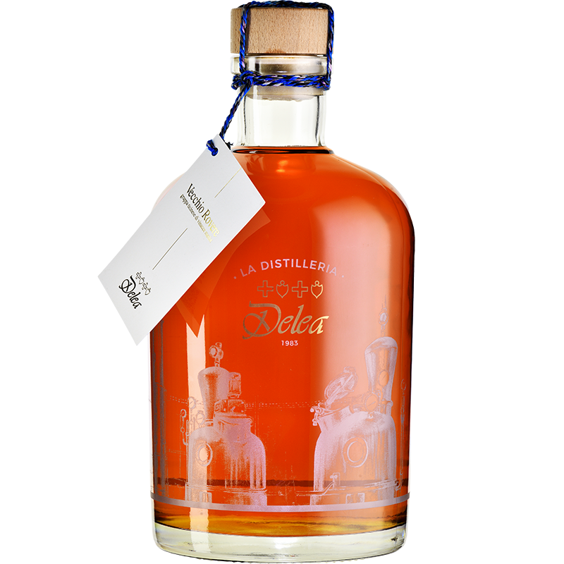 DELEA Distillati Vecchio Rovere Riserva Grappa Ticinese "Special Bottle - La Distilleria"