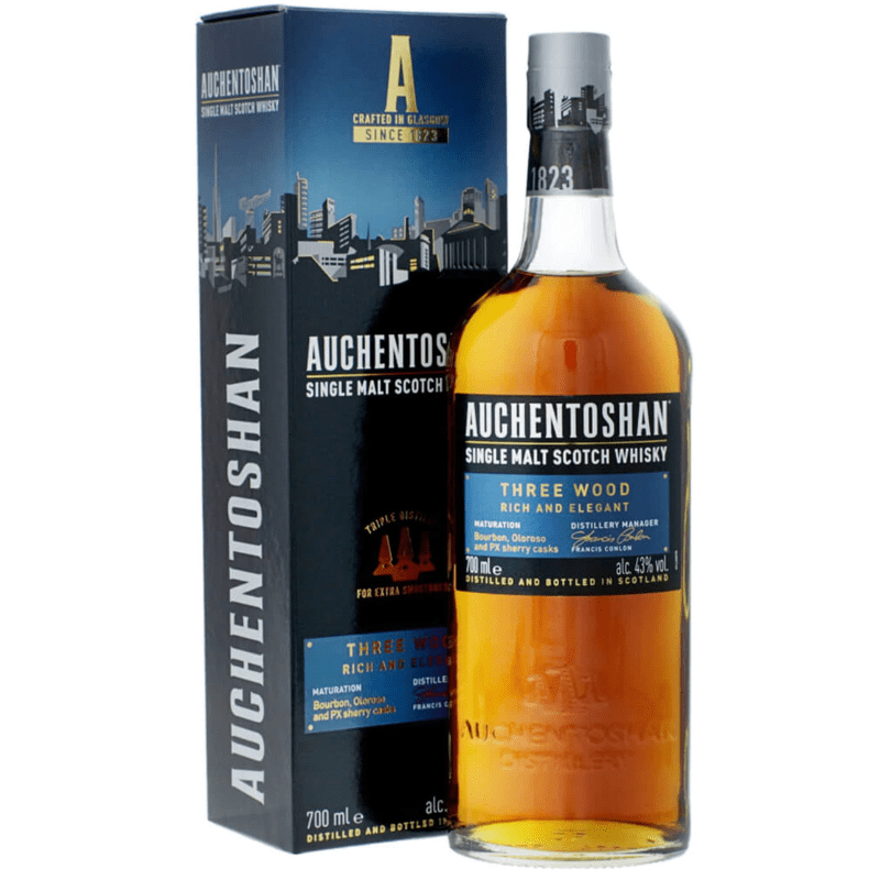 AUCHENTOSHAN Distillati 70 cl Whisky Auchentoshan Three Wood