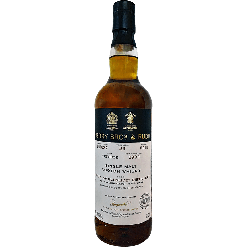 BERRYS OWN SELECTION Distillati 70 cl Whisky Berry's Own Selection Braes of Glenlivet 1994