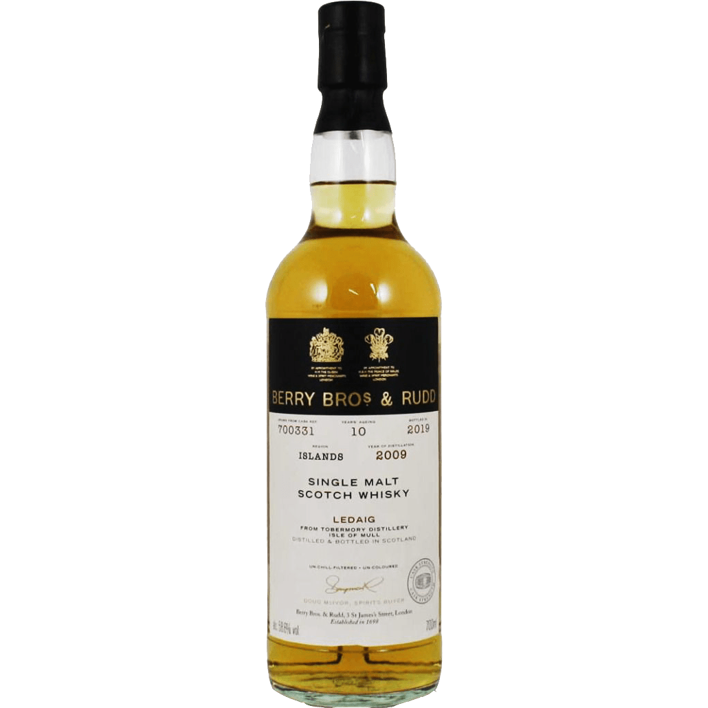 BERRYS OWN SELECTION Distillati 70 cl Whisky BERRYS' OWN SELECTION LEDAIG 2009 bottled 2020