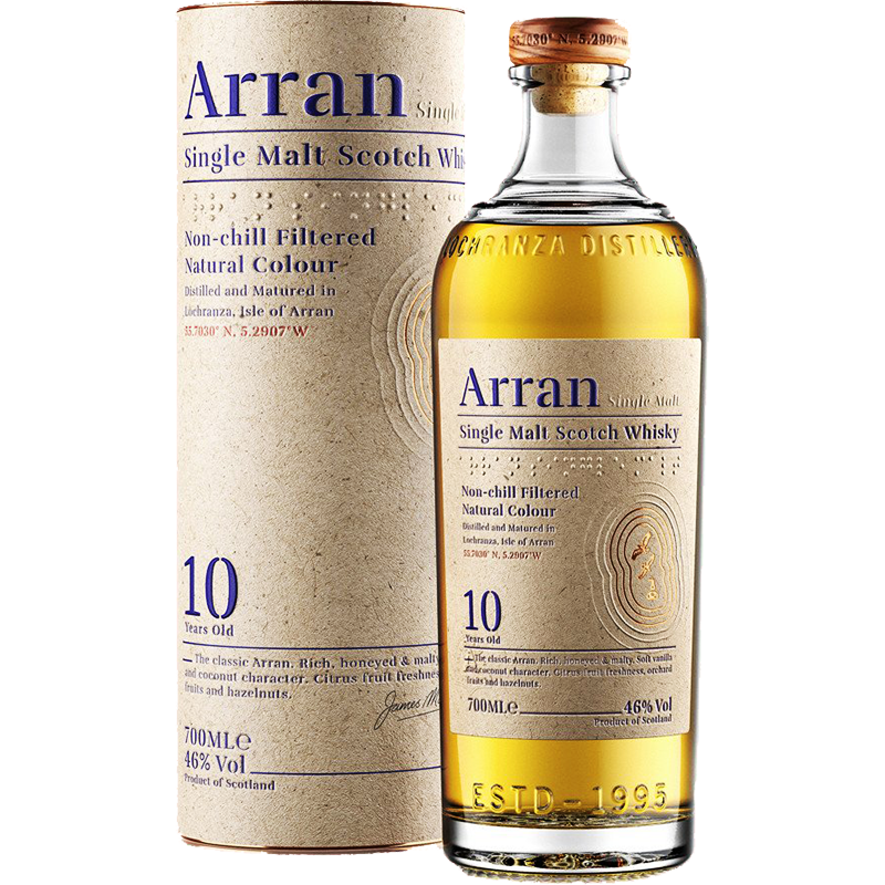 ARRAN Distillati Whisky Glenfarclas Arran 10 Years Old