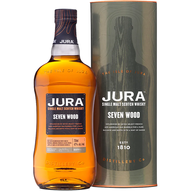 JURA Distillati 70 cl Whisky Jura Seven Wood Scotch Single Malt