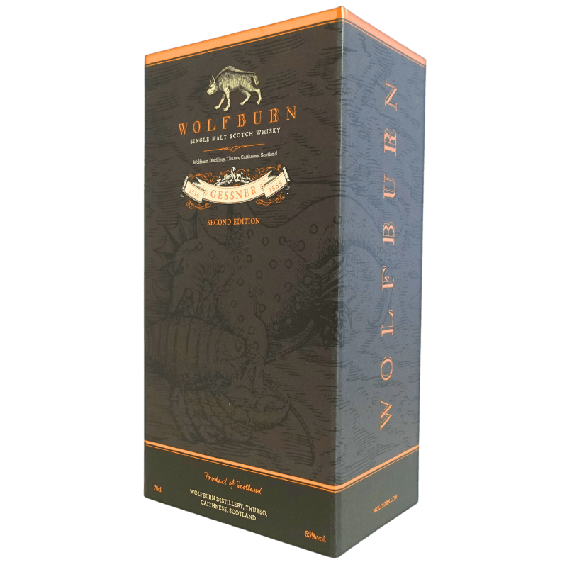 WOLFBURN Distillati 70 cl Whisky Single Malt Wolfburn Gessner #2 Exclusive Swiss