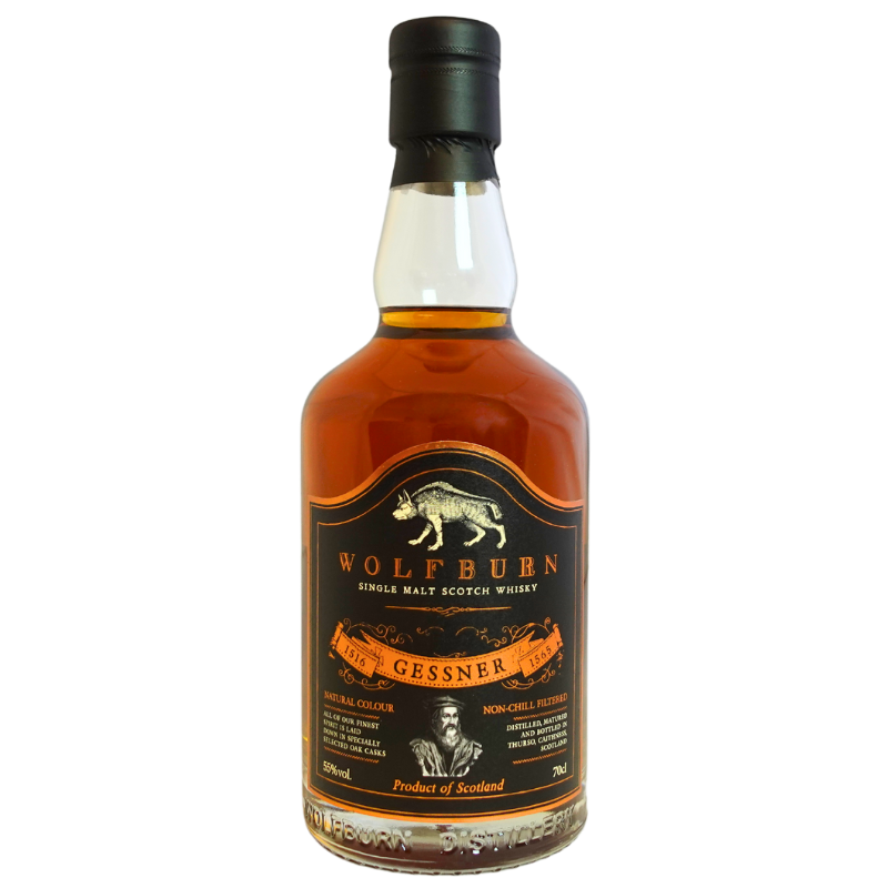 WOLFBURN Distillati 70 cl Whisky Single Malt Wolfburn Gessner #2 Exclusive Swiss