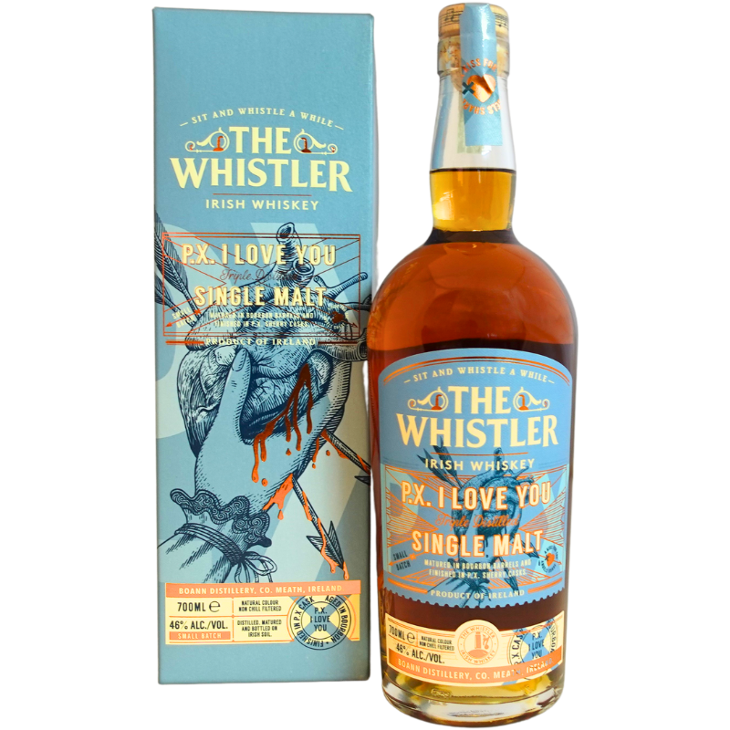 THE WHISTLER Distillati 70 cl Whisky The Whistler P.X. I LOVE YOU Irish Single Malt