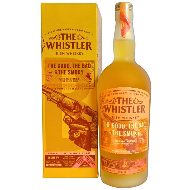 THE WHISTLER Distillati 70 cl Whisky The Whistler The Good, The Bad and The Smoky Irish Blended Malt