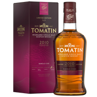 TOMATIN Distillati 70 cl Whisky Tomatin Highland Single Malt 12 Year Old 2010 Italian Collection Barolo Cask