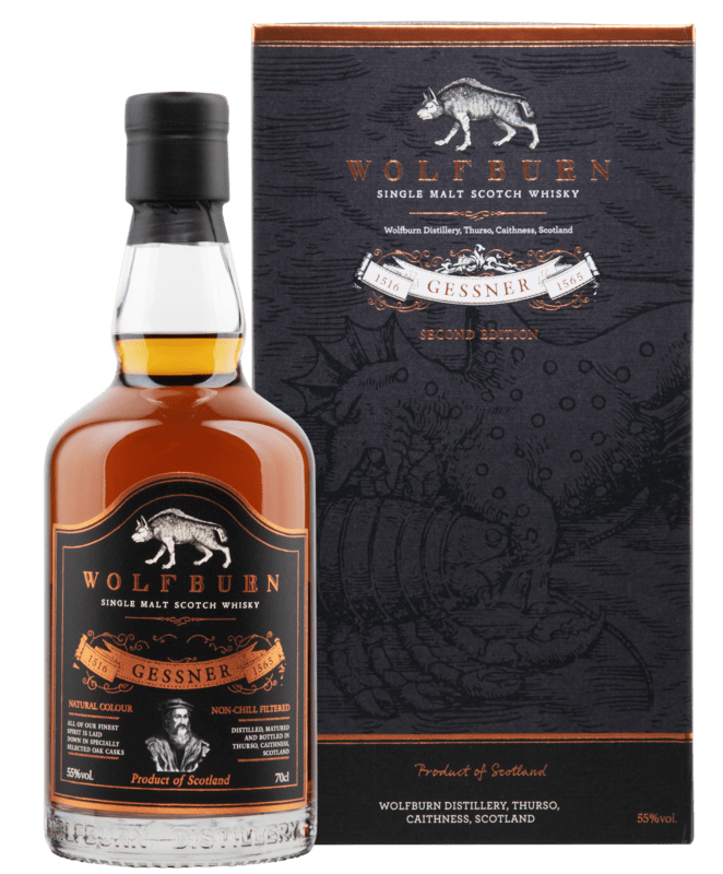 WOLFBURN Distillati 70 cl Whisky Wolfburn Gessner Second #2 Exclusive Suisse Single Malt