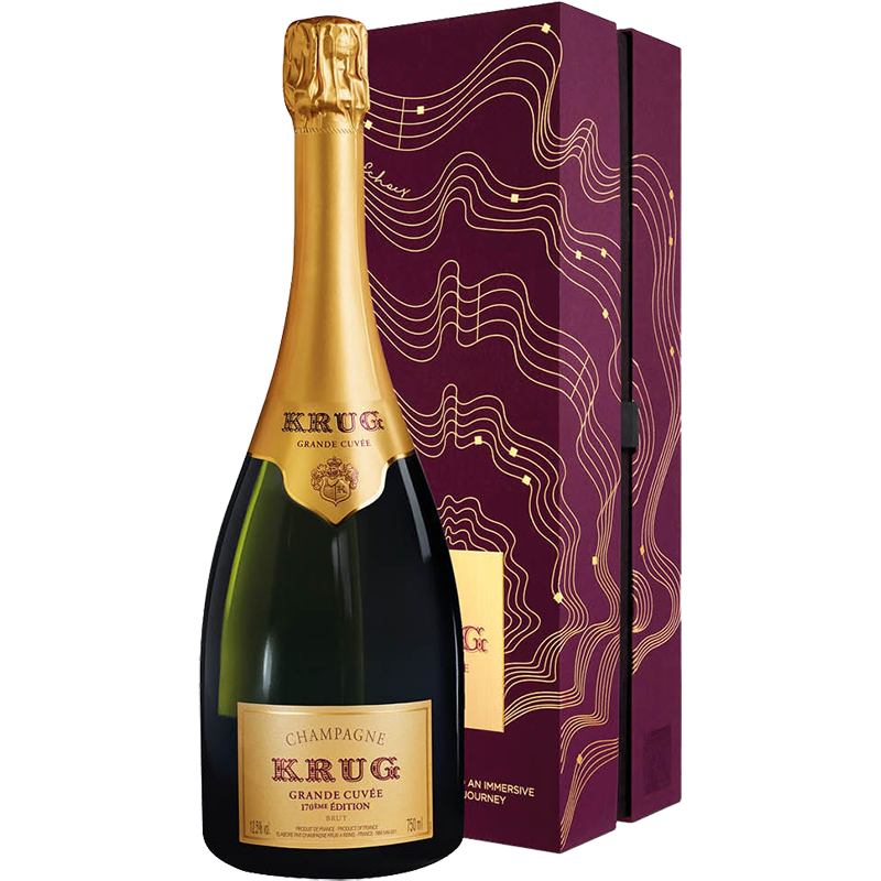 KRUG Spumanti 75 cl Champagne Krug Brut "Grande Cuvée 170ème" AOC - Édition Étui