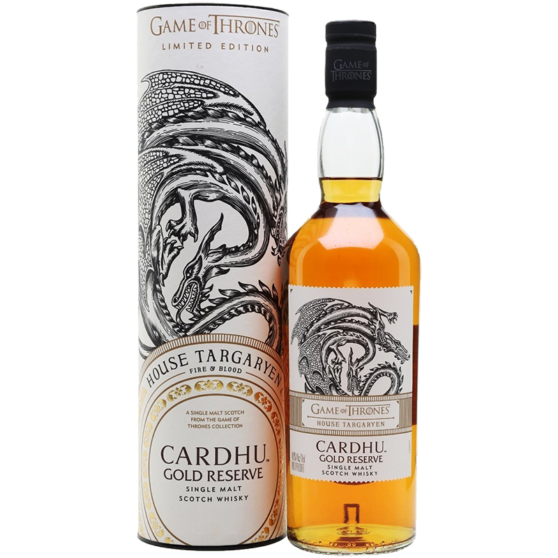 CARDHU Distillati 70 cl Whisky Game of Thrones Cardhu Gold Reserve House Targaryen