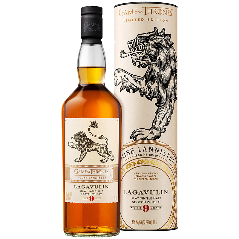 Whisky Game of Thrones Lagavulin Aged 9 Years Old Islay Single Malt Scotch