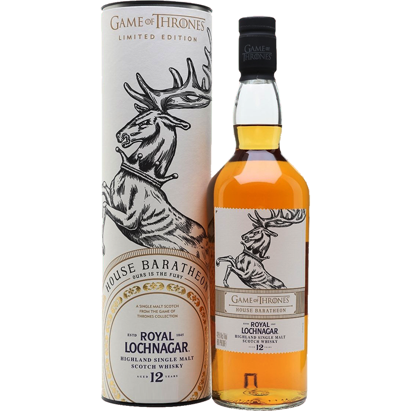 BARATHEON Distillati 70 cl Whisky Game of Thrones Royal Lochnagar 12 Years Old House Baratheon