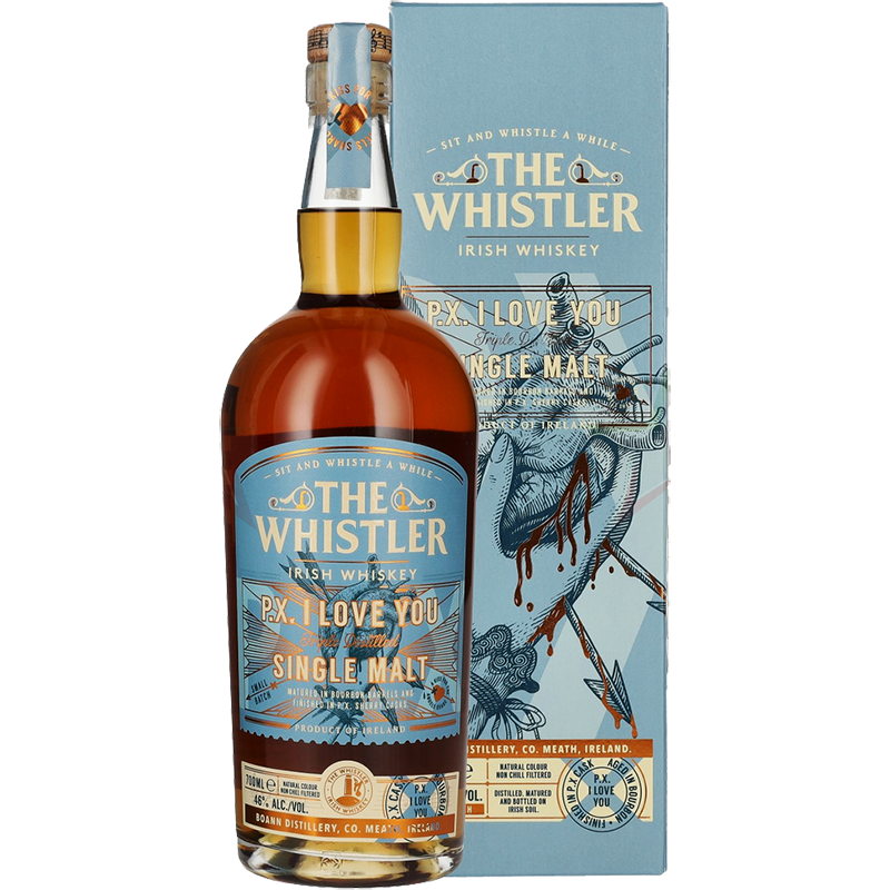 THE WHISTLER Distillati 70 cl Whisky The Whistler P.X. I LOVE YOU Irish Single Malt